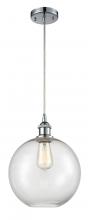 Innovations Lighting 516-1P-PC-G122-10 - Athens - 1 Light - 10 inch - Polished Chrome - Cord hung - Mini Pendant