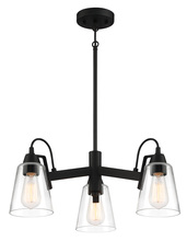  3993-66A - 3 LIGHT CHANDELIER