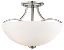  4962-84 - 3 LIGHT SEMI FLUSH MOUNT