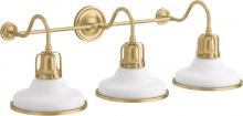  32287-SC03-WGL - HAUKSBEE™ 3 LIGHT DOUBLE BELL SCONCE