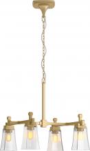  31758-CH04-2GL - Riff 30.5 in. Four-Light Chandelier