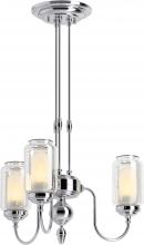  22657-CH03-CPL - ARTIFACTS® 3 LIGHT CHANDELIER - 3 CORDS