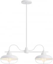  23660-CH02-WHL - MODERN FARM 2 LIGHT LINEAR CHANDELIER