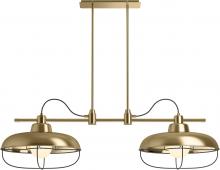  23661-CH02-BGL - MODERN FARM 2 LIGHT LINEAR CHANDELIER XL