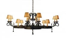  116473 - 60" Wide Andorra 12 Light Chandelier