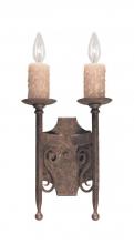  115228 - 9" Wide Toscano 2 Light Wall Sconce