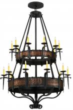  110205 - 48"W Costello 20 LT Two Tier Chandelier