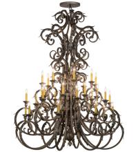  116521 - 60"W Serratina 32 LT Chandelier