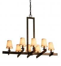  118284 - 36" Long Dante 8 Light Chandelier