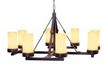  120266 - 36" Wide Parker 8 Light Chandelier