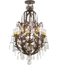  120332 - 40"W French Baroque 16 LT Chandelier