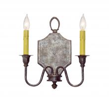  120830 - 12" Wide Paquita 2 Light Wall Sconce