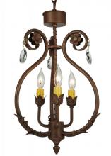  132457 - 12"W Antonia 3 LT Chandelier