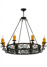  134760 - 42" Wide Delano 8 Light Chandelier