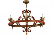  135985 - 39"W Grosetto 6 LT Chandelier