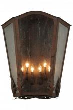  138236 - 26" Wide Austin 6 Light Wall Sconce