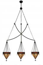  140698 - 63" Wide Larkfield 3 Light Pendant