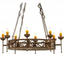  141705 - 48"W Majella 8 LT Chandelier