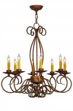  142864 - 26"W Elisha 8 LT Chandelier