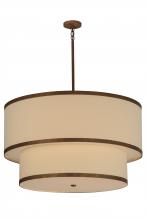  145324 - 36"W Cilindro 2 Tier Textrene Pendant