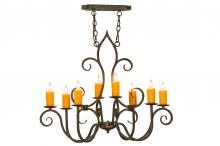  149115 - 36"L Clifton 8 LT Oblong Chandelier