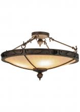  149758 - 28"W Arabesque Semi-Flushmount