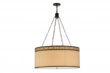  150293 - 36"W Cilindro Circle X Textrene Pendant