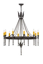  152118 - 36"W Amaury 10 LT Chandelier