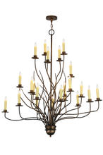  156313 - 54"W Sycamore 22 LT Chandelier