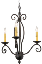  157887 - 18"W Sienna 3 LT Chandelier