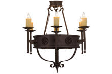  160259 - 30"W Calandra 6 LT Chandelier