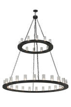  164615 - 72"W Loxley 36 LT Two Tier Chandelier