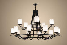  165222 - 78"W Octavia 15 LT Two Tier Chandelier