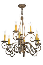  165963 - 26" Wide Grace 10 Light Chandelier