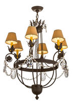  167786 - 28"W Antonia 6 LT Chandelier