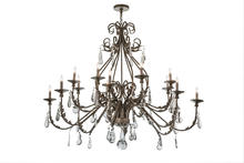  169173 - 60"W French Elegance 16 LT Chandelier