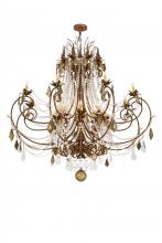  169772 - 64"W Minuet 16 LT Chandelier