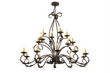  171783 - 54" Long Windsor 18 Light Oblong Chandelier