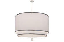  172611 - 48"W Cilindro 2 Tier Textrene Pendant