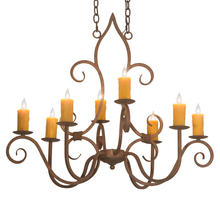  177156 - 36"L Clifton 8 LT Oblong Chandelier