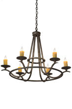  179905 - 36"W Octavia 6 LT Chandelier