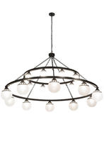  182292 - 96"W Bola Tavern 20 LT Two Tier Chandelier