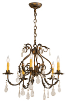  187262 - 24"W Chantilly 5 LT Chandelier