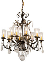  188392 - 36"W French Elegance 12 LT Chandelier