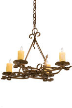  189728 - 28"L Elianna 4 LT Oblong Chandelier