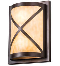  190543 - 9" Wide Whitewing Wall Sconce