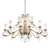  195401 - 62" Long Windsor 14 Light Oblong Chandelier