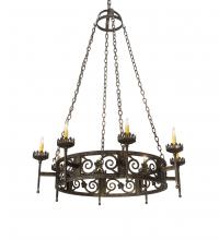  195754 - 42"W Majella 8 LT Chandelier