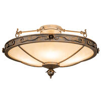  204049 - 27.5" Wide Arabesque Flushmount