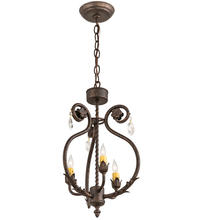 2nd Avenue Designs White 204679 - 12" Wide Antonia 3 Light Chandelier